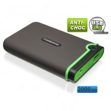 Disque Dur Externe Transcend 2 To (2000 Go) Anti-Choc